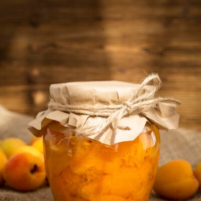 Apricot compote jar arrangement 23 2148647866